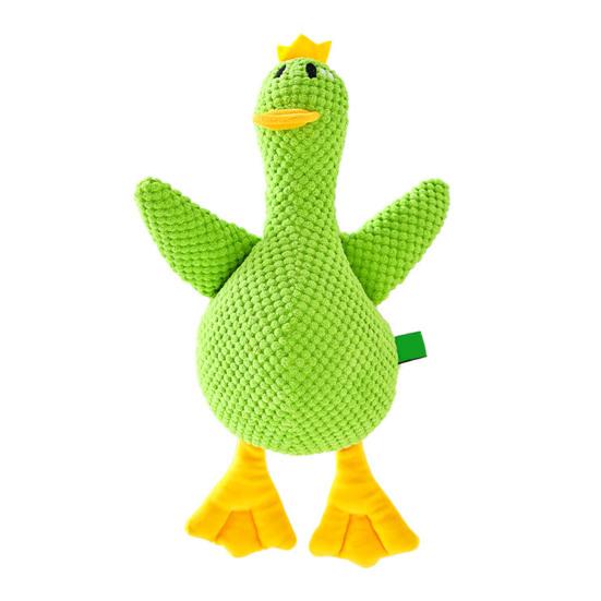Stuffed Duck Dog Toy Squeaky Plush Duck Dog Chew Toy Interactive Puppy A