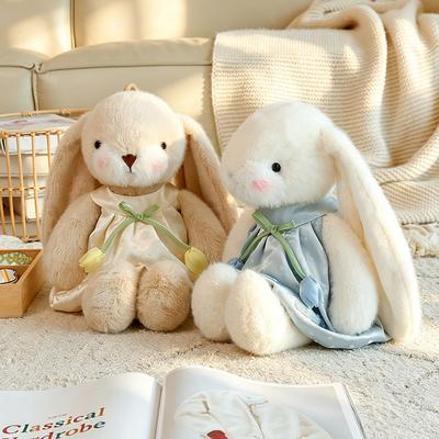 Beautiful Tulip Dress Little Rabbit Plush Toys Soft Fluffy Cartoon Bunny Doll Gentle Children Appease Animal Doll Cute Gift