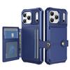 For iPhone 17 Pro Max Case with Card Holder PU Leather + TPU Phone Back Cover