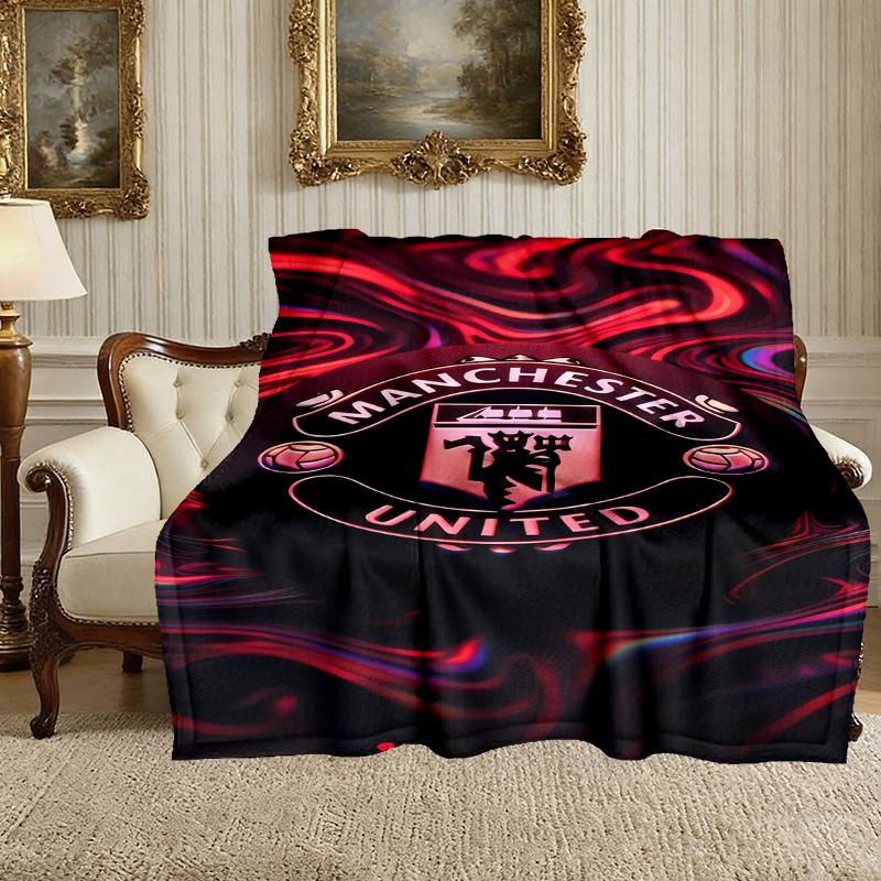 Manchester United Manchester City Blanket, Valentine's Day, Halloween, Thanksgiving Gift Blankets, Home Blanket for Bed and Couch Use