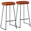 VidaXL Bar Stools Gavin Set of 2 44x37.5x78 Cm, Chair, Kitchen Bar Stool, Bistro Chair, Bar Stool 358922