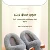 Winter Cartoon Cotton Slippers: Warm, Anti-slip Indoor Shoes for Men & Women with Plush Velvet.