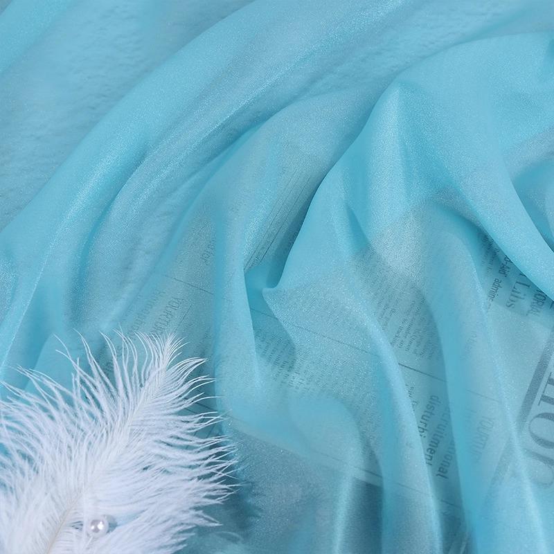 Wide 150cm Translucent Chiffon Tulle Fabric Material for Skirt Decoration Stage Performance Costumes DIY Sewing Handmade Fabric