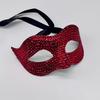 Studded Design Halloween Rhinestone Mask Plastic Masquerade Mask Half Face Mask  Themed Event