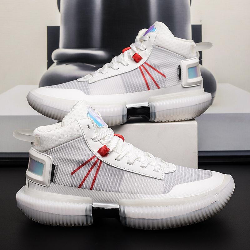 

Anti-Wu 3Ultra actual combat basketball shoes non-slip shock absorption medium help high rebound breathable lightweight support sports shoes men and 45