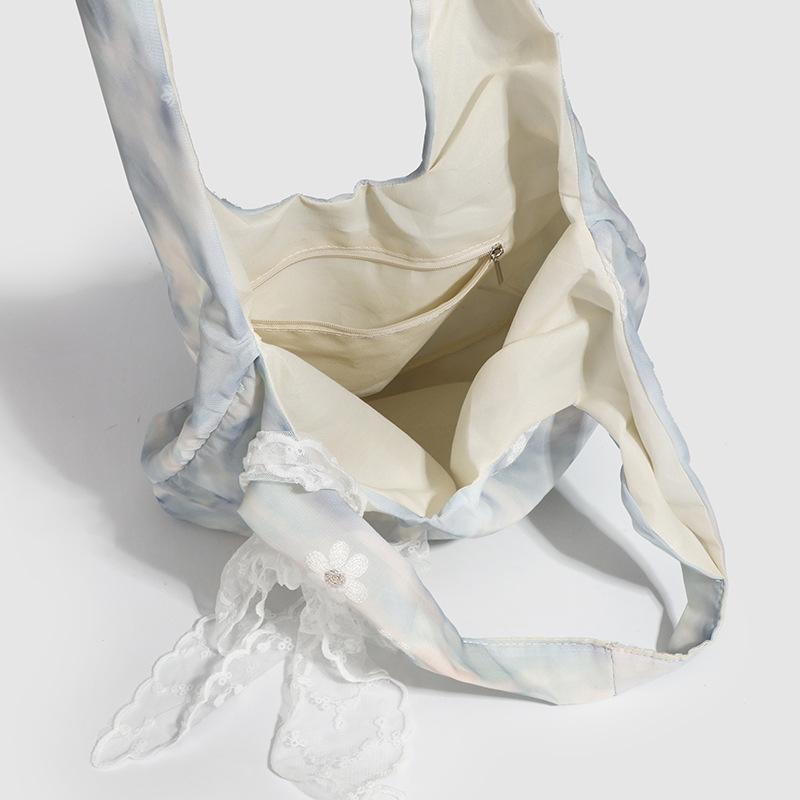 Chinese Style Embroidery Art Fairy Cloth Bag Shoulder Handbag Commuter Large Vest Bag