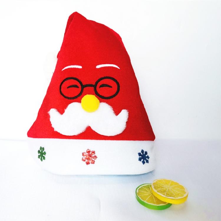 Christmas Hat Santa Hat Xmas Holiday Hat Unisex Golden Velvet Comfort Hats