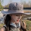 Summer Large Brimmed Hat UV Resistant Sun Hat for Women Outdoor Fishing Sun Protection Breathable Hiking Sun Hat for Men