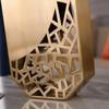 Light luxury golden flower vase metal flower arrangement vase home living room dining table decoration crafts