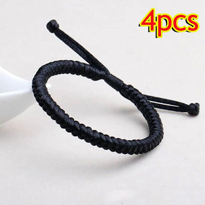 Red Rope Braided Bracelet Lucky Men Women Thread Black Bracelets Bangles Handmade Wristband Jewelry Friendship Couple Lover Gift