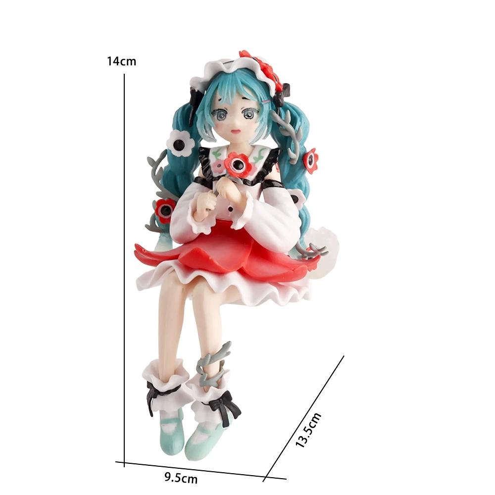 Anime Figure Wedding Dress Action Figures Kawaii Swimsuit Vocaloid PVC Collectible Model Playthings Girl Gift Idea