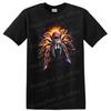 Spider Graphic T Shirt Colorful Flame Design Funny Animal Tee