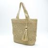 New Hollow Straw Bag Women's Versatile Hand-woven Bag Large Capacity Shoulder Tote Bag Seaside Vacation Beach Bag