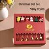 Cute Santa Claus Stainless Steel Coffee Spoons & Fork Set