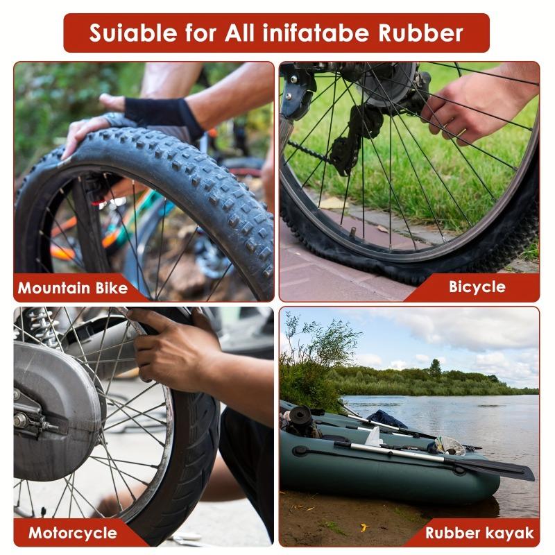 55pcs/set Bicycle Tire Repair Tool Set Bicycle Puncture Repair Patch Inner Tube Puncture Patch Kit MTB Road Bike Accessories