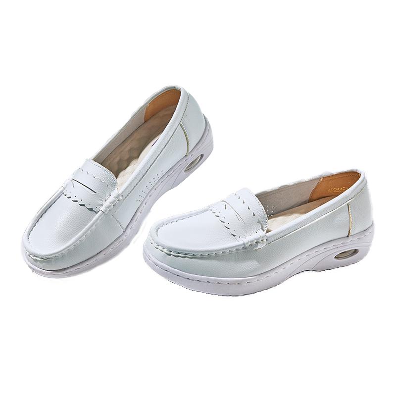 Ansaile White Air Cushion Nurse Work Shoes