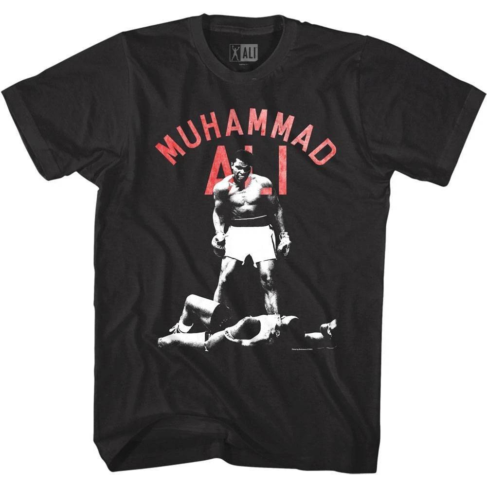 Muhammad Ali Sonny Liston KO Men s T Shirt L