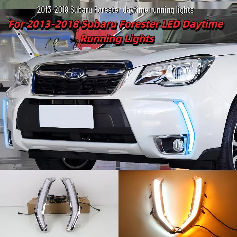 Front Bumper LED Daytime Running Lights for 2013-2018 Subaru Forester