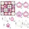 44Pcs Christmas Ball Ornaments 3-6cm shatterproof Christmas Hanging Ball Christmas Tree Decoration Home Party 2026 New Year Gift