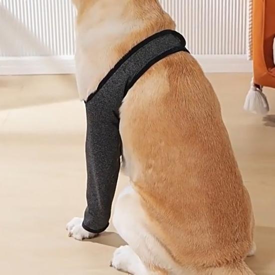 Dog Elbow Protector Front Leg Brace for Wound Care Prevent Licking Joint Support Bandage Breathable Elbow Pads for Dogs