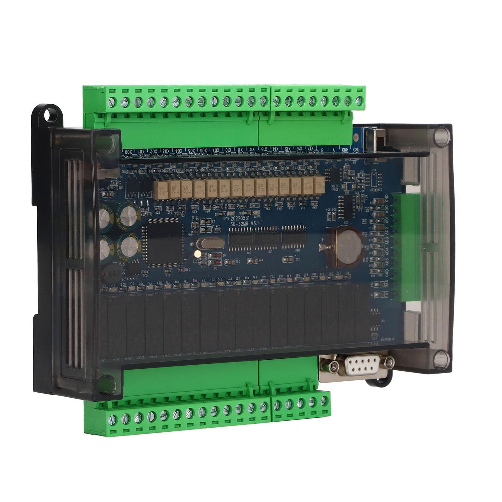 

Industrial Control Board RS485 6AD 2DA 16 in 16 Out PLC Programmable Controller with 6 Way High