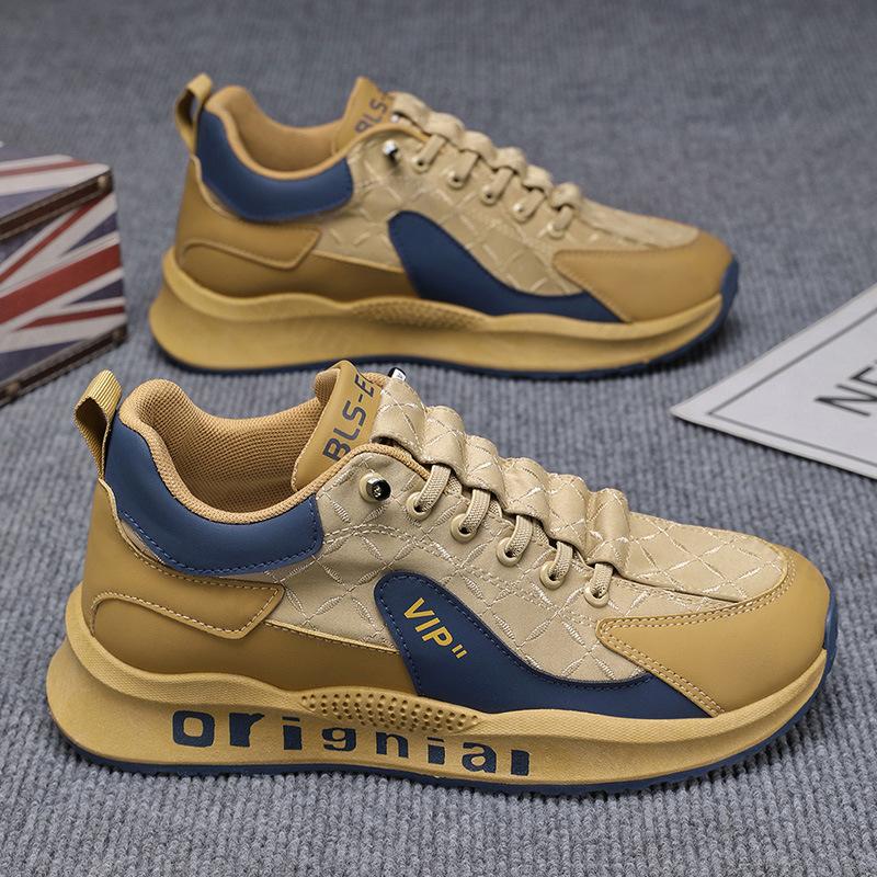 Fashion 2025 New Autumn Men's Fashion Trend Low Top Thick Soled Casual Shoes Comfortable Versatile Retro Niche Designed Chunky sneakers