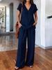 New Arrivals Pure Color Summer Fashion Women's Outfit Set