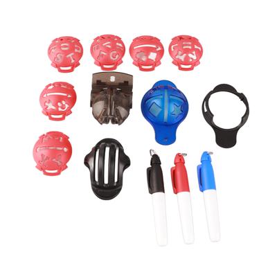 Ball Marker Stencil Professional Ergonomic  Ball Marking Tool ABS Safe Portable for Amateur for Golf Course