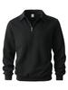 Men's European Size Lapel Jacquard Casual Long Sleeve Knit Hoodie - Spring/Autumn Fashion