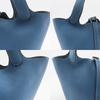 HERMES Picotin18 PM Handbag Blue gene light blue/SilverHardware Taurillon Clemence Women Used
