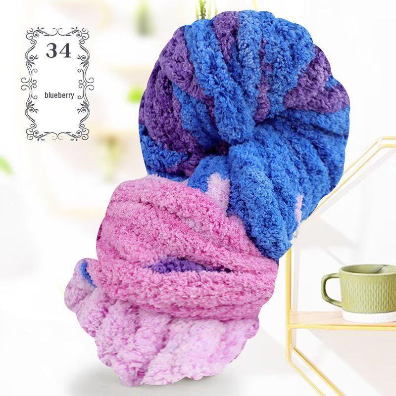 Pătură Croșetată din Fire de Gheață Pufoase Extra Groase - DIY Caldă Calitate Handmade