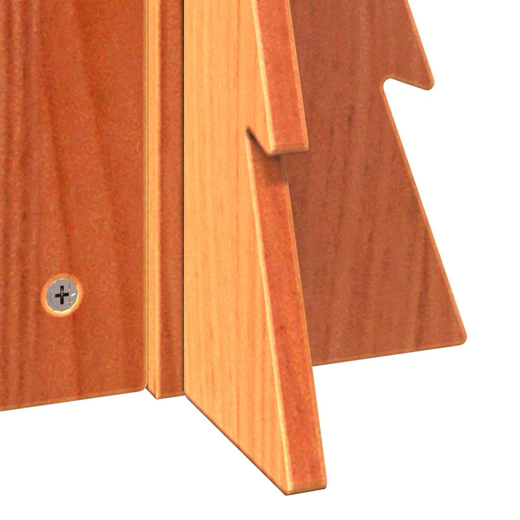 Wooden Christmas Tree for Decorating 49 Cm Solid Pine Wood