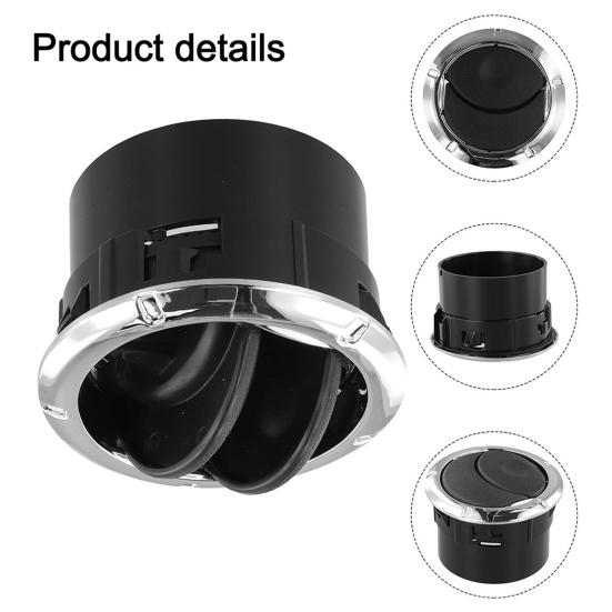 Air Conditioning Outlet Vents with Durable Air Double Blade Adjustable Chrome Trim Vent