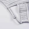 Striped Pet Physiological Overalls - Dog Menstrual and Sanitary Pants for Puppies