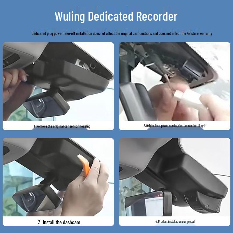 

Wuling Bingo Starlight Yueye Cloud Мини-видеорегистратор - Без проводов, Высокое разрешение No Card (Memory Card Needed)