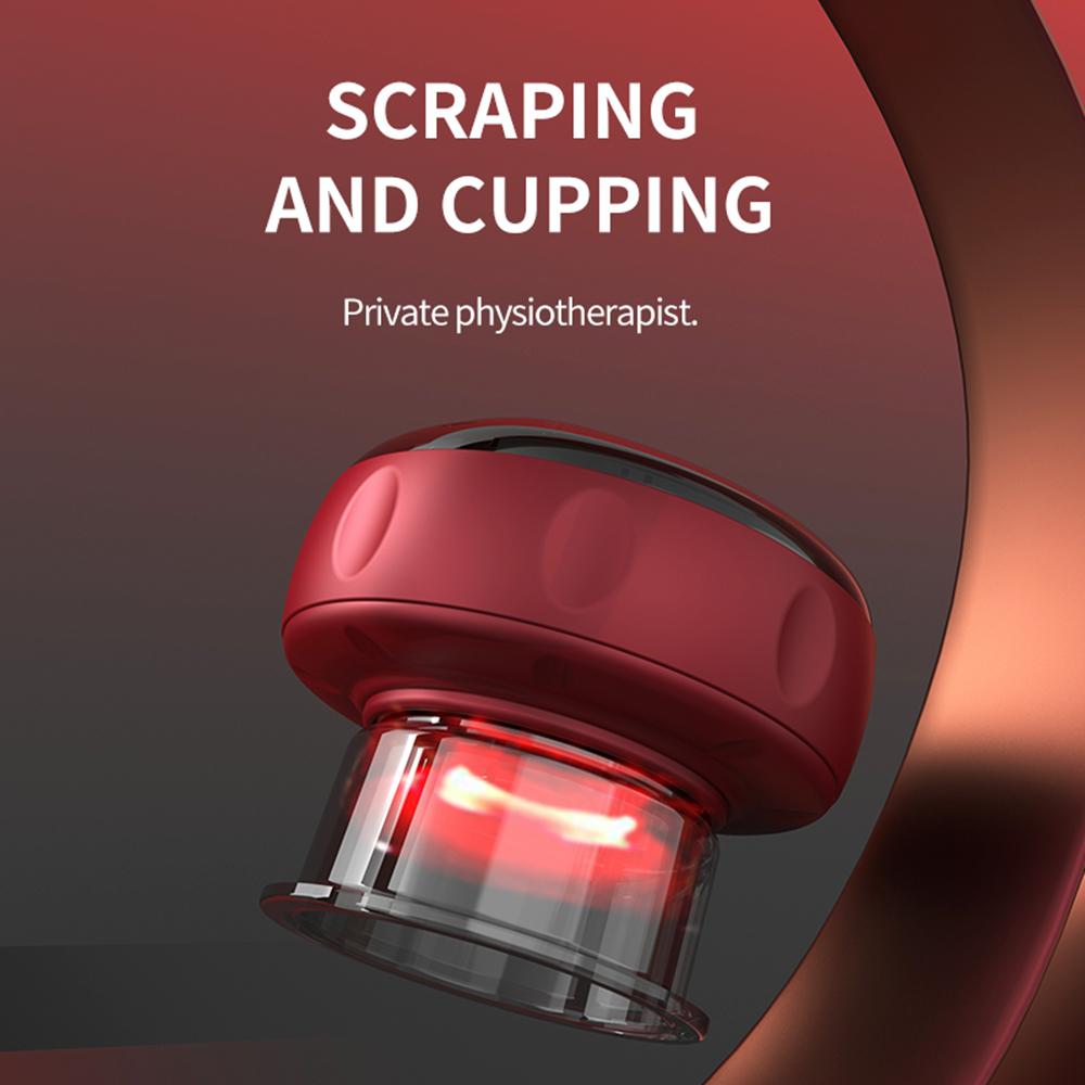 12 Gears Smart Electric Cupping Massage Suction Vacuum Scraping Therapy Machine