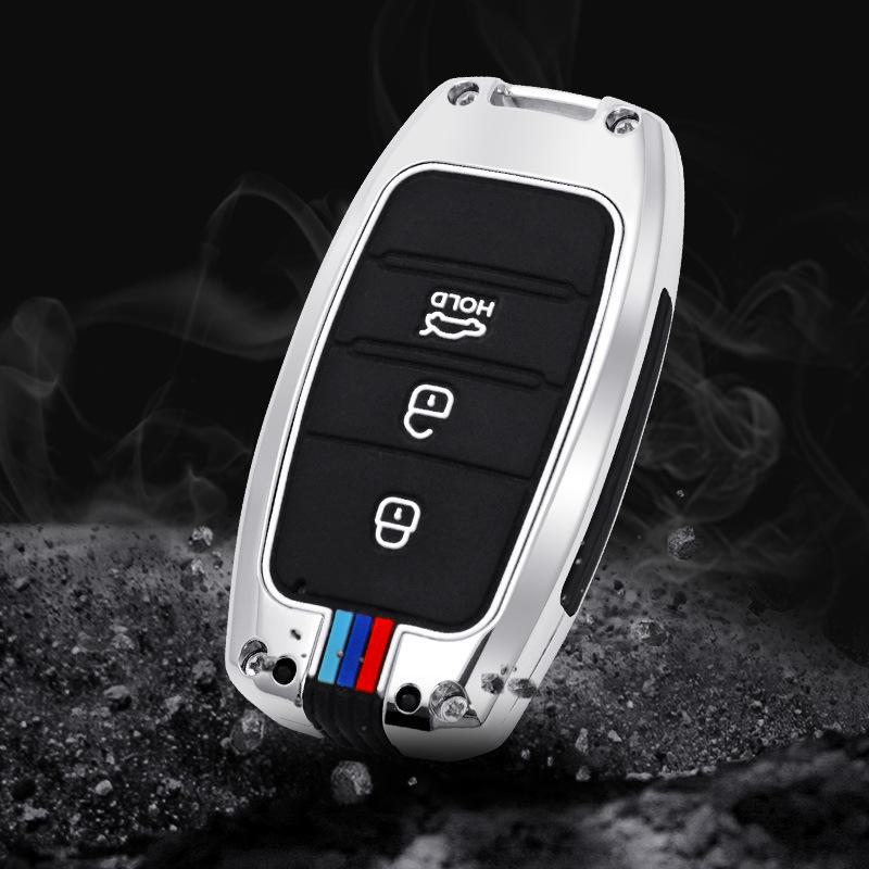 Metal Shell Key Bag Set for Kia Models K3/K4/K5/KX3/KX5/KX7, Sorento, with Stylish Designs for Men.