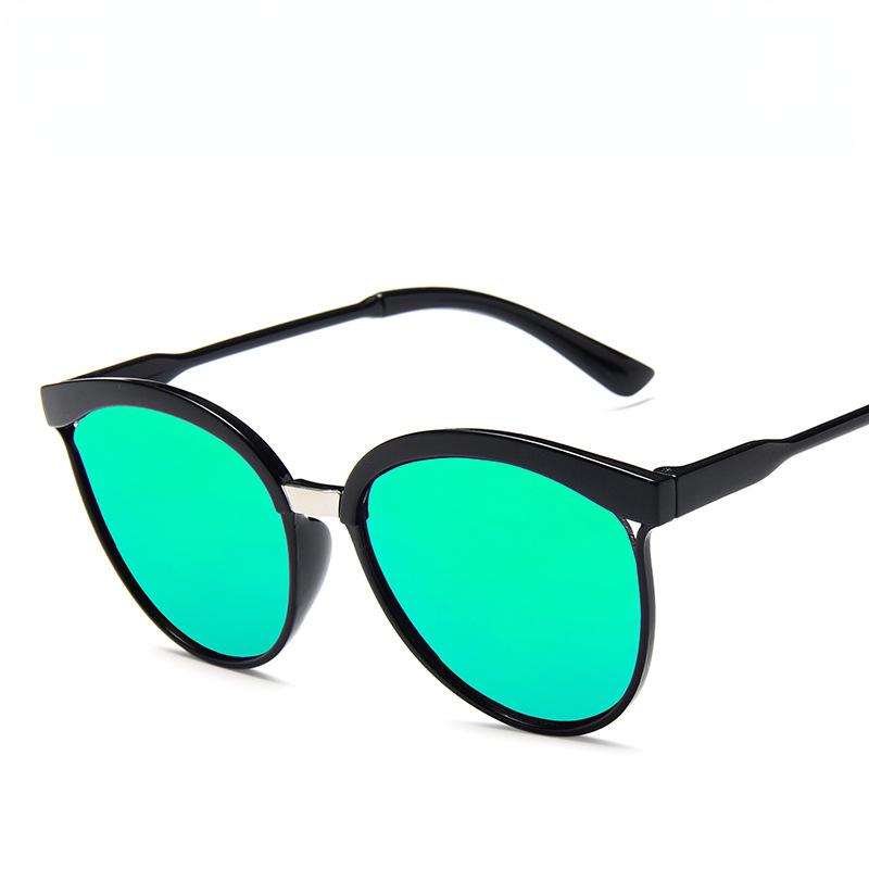 Classic Retro Cat Eye Sunglasses Gradient Mirror Uv400 Protection Luxury Vintage Fashion Female Sun Glasses Outdoor
