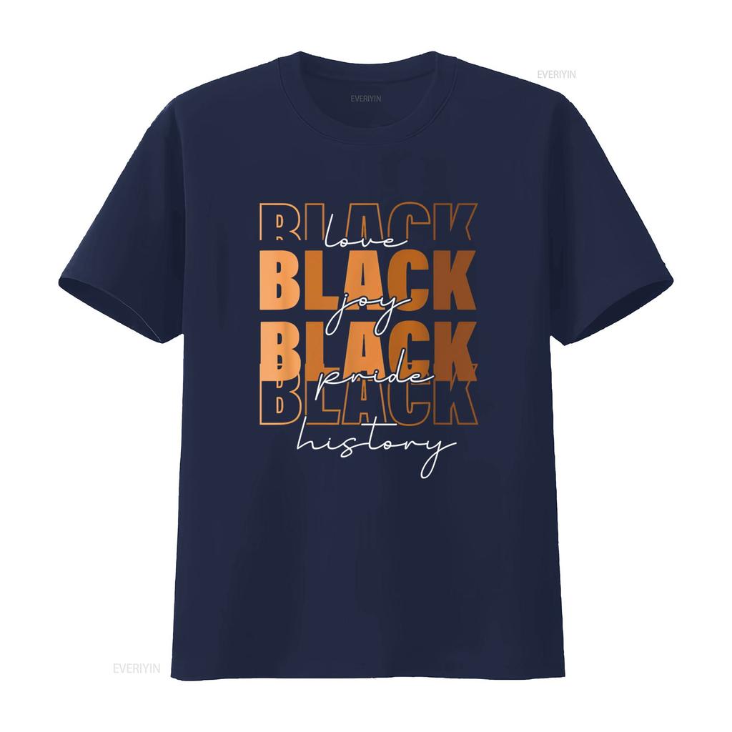 Black Women History Month Retro T Shirt vintage Washed homme Breathable Comfortable Stylish Stretched streetwear Slightly