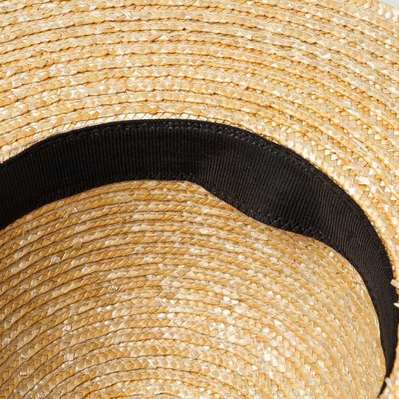 Children's Spring and Summer New Dome Wide-brimmed Straw Straw Hat Outdoor Tourism Beach Seaside Sunshade Sun Protection Big-brimmed Straw Hat