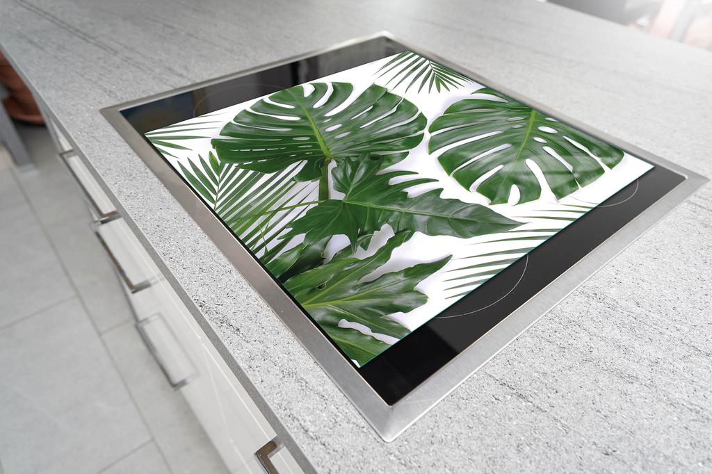 SZKLANA DESKA DO KROJENIA 52x40 MONSTERA