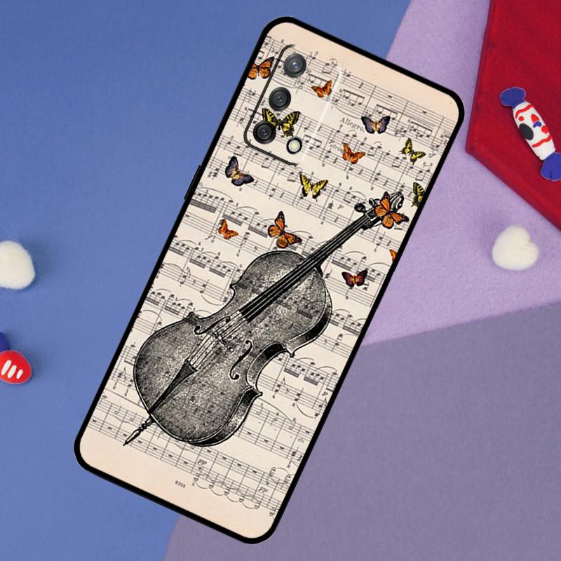 Sheet Music Case For OPPO A17 A54 A57 S A77 A74 A94 A5 A9 A53 A15 A16 A76 A96 A52 A72 A18 A58 A98 A78