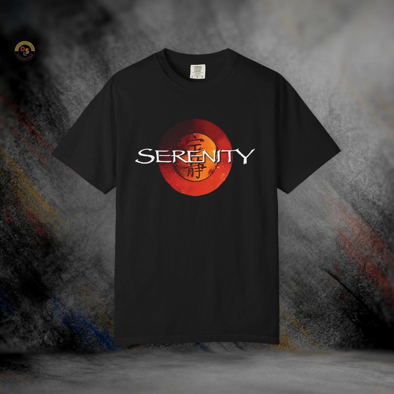 Serenity Ship Firefly Sci-Fi T-Shirt | Heavyweight Garment-Dyed Tee L