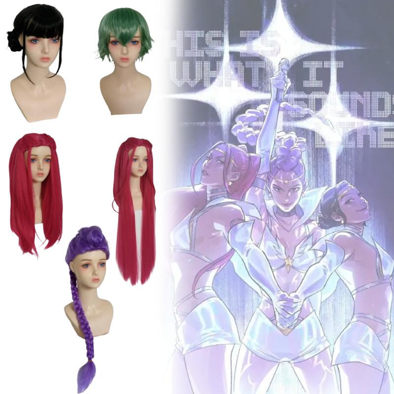 Skpop Hunter Girl Cosplay Wig With Hightemperature Silk For Anime Costumes And Parties