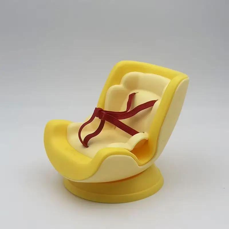 For 17cm Labubu Mini Chair Bjd Doll Room Decoration 2nd Generation Sitting Party Series Doll Sofa Car Mini Safety Seat