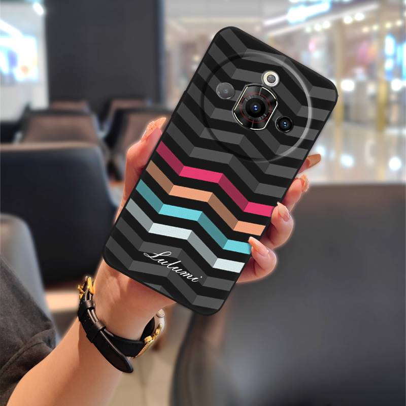 Shockproof Silicone Phone Case For ZTE Nubia Focus Pro 5G TPU Waterproof Graffiti Phone Pouch Anti-knock Full Wrap Cute
