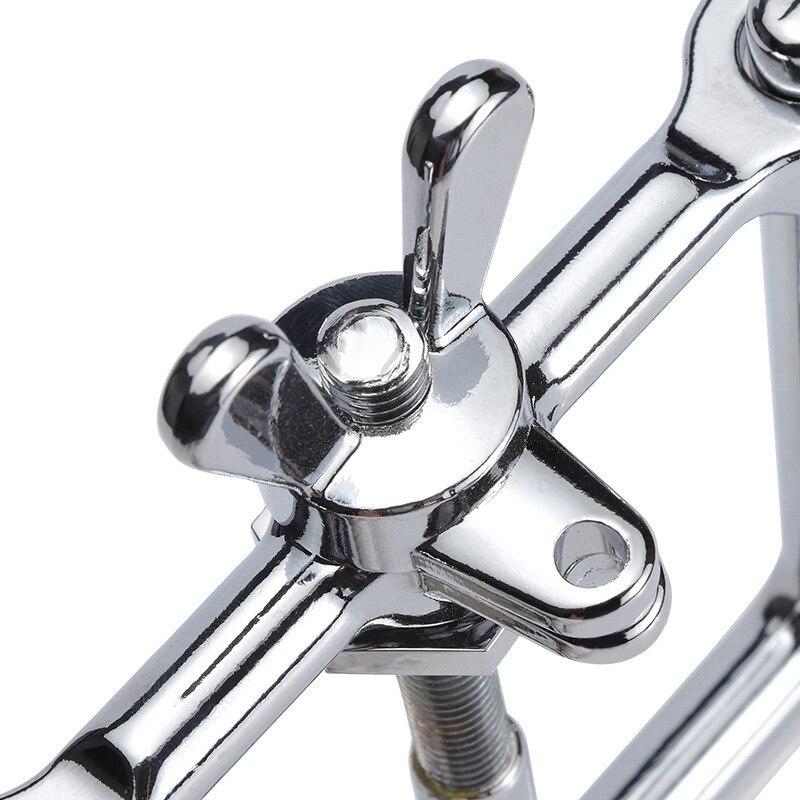 Zinklegierung verstellbare Bondage-Handschellen aus Metall für Erwachsene, alternatives Sexspielzeug, Keuschheitssklaven-Sexmöbel