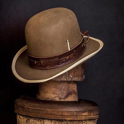 Ribbon Decorative Wool Top Hat Fashion Pure Wool Top Hat Felt Hat