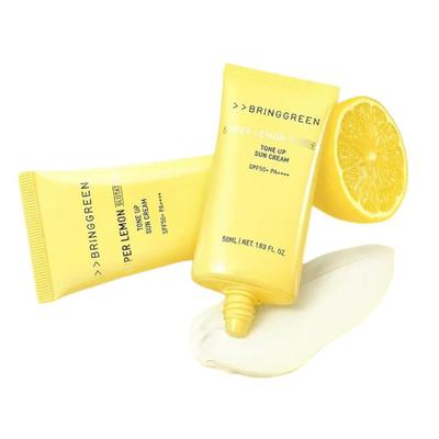 "Pelle luminosa e protetta" Super Lemon Glutathione Tone-Up Sunscreen 50ml (Confezione doppia)