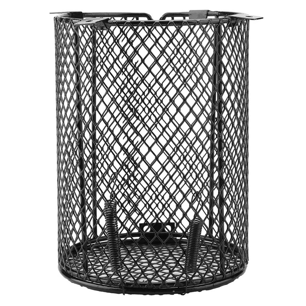 Pet Reptile Anti Scald Lamp Mesh Cover Day Night Ceramic Light Bulb Heating Lampshade